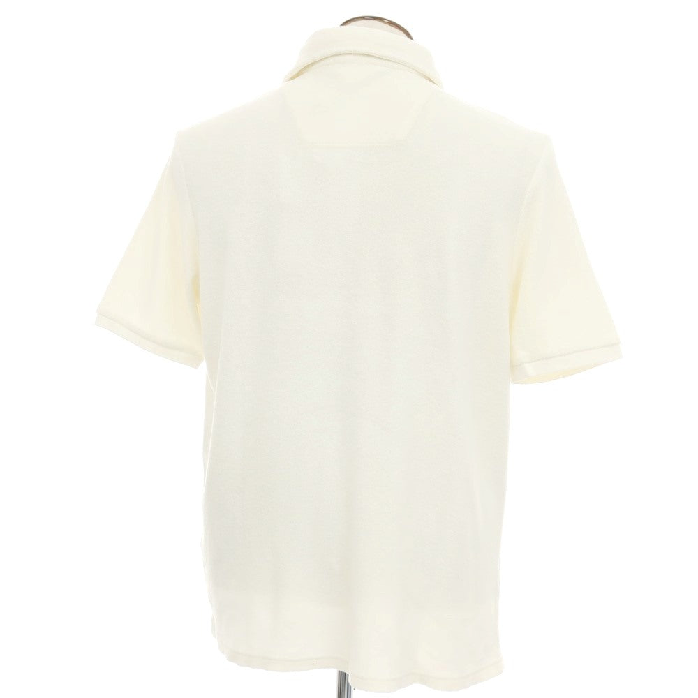 【新品アウトレット】ピーエムディーエス PMDS コットンナイロン パイル 半袖ポロシャツ アイボリー【サイズL】【 状態ランクN- 】【 メンズ 】