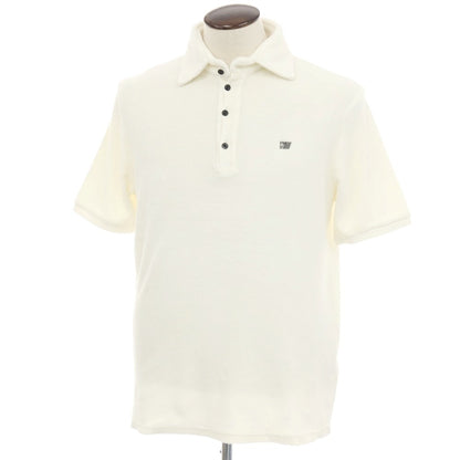 【新品】ピーエムディーエス PMDS コットンナイロン パイル 半袖ポロシャツ アイボリー【サイズL】【 状態ランクN 】【 メンズ 】