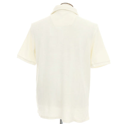 【新品】ピーエムディーエス PMDS コットンナイロン パイル 半袖ポロシャツ アイボリー【サイズL】【 状態ランクN 】【 メンズ 】