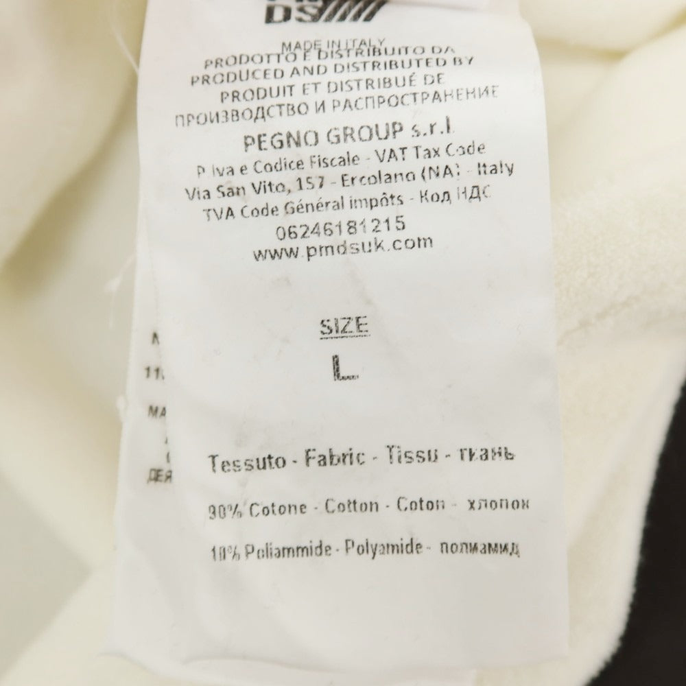 【新品】ピーエムディーエス PMDS コットンナイロン パイル 半袖ポロシャツ アイボリー【サイズL】【 状態ランクN 】【 メンズ 】