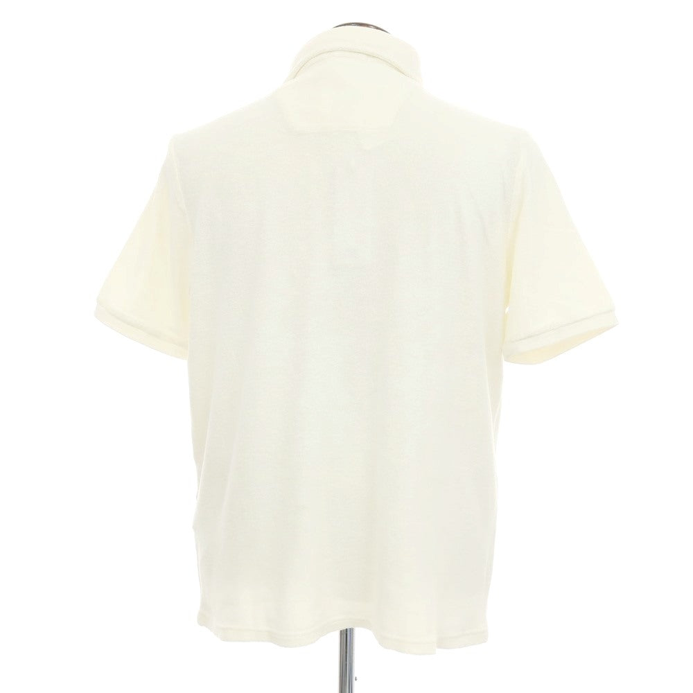 【新品アウトレット】ピーエムディーエス PMDS コットンナイロン パイル 半袖ポロシャツ アイボリー【サイズXL】【 状態ランクN- 】【 メンズ 】