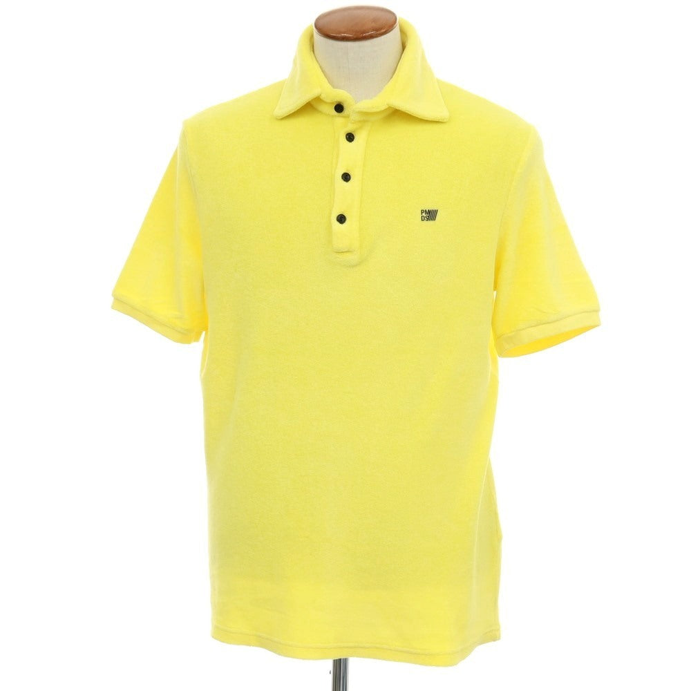 【新品】ピーエムディーエス PMDS コットンナイロン パイル 半袖ポロシャツ イエロー【サイズM】【 状態ランクN 】【 メンズ 】