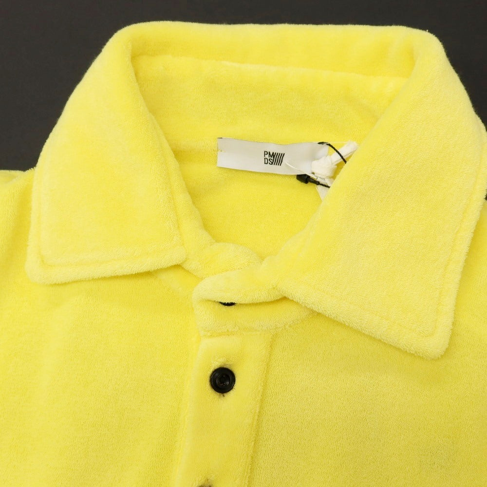 【新品】ピーエムディーエス PMDS コットンナイロン パイル 半袖ポロシャツ イエロー【サイズM】【 状態ランクN 】【 メンズ 】