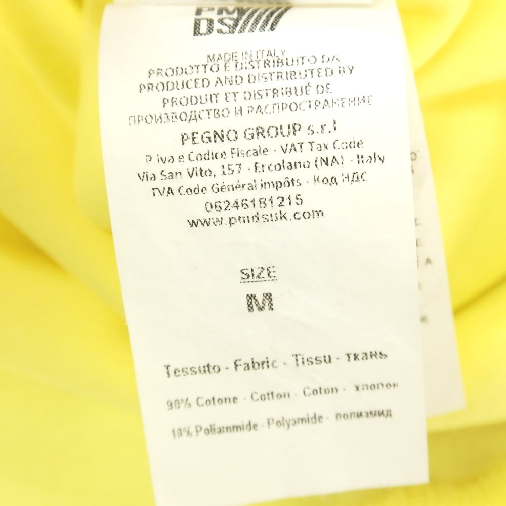 【新品】ピーエムディーエス PMDS コットンナイロン パイル 半袖ポロシャツ イエロー【サイズM】【 状態ランクN 】【 メンズ 】