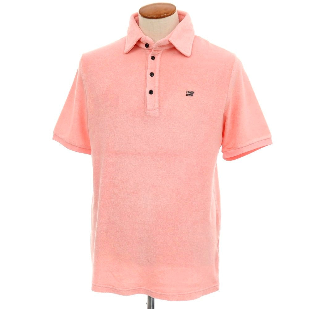 【新品】ピーエムディーエス PMDS コットンナイロン パイル 半袖ポロシャツ ピンク【サイズM】【 状態ランクN 】【 メンズ 】