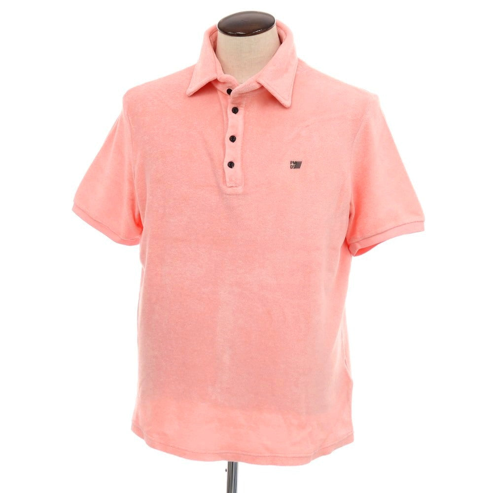 【新品】ピーエムディーエス PMDS コットンナイロン パイル 半袖ポロシャツ ピンク【サイズXL】【 状態ランクN 】【 メンズ 】
