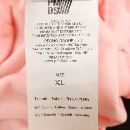 【新品】ピーエムディーエス PMDS コットンナイロン パイル 半袖ポロシャツ ピンク【 XL 】【 状態ランクN 】【 メンズ 】[APD]