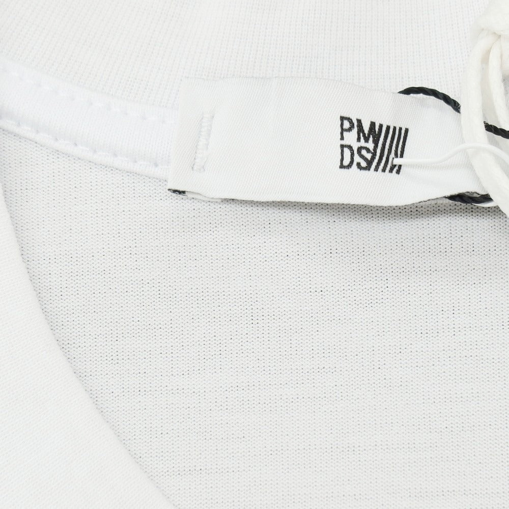 【新品】ピーエムディーエス PMDS コットン クルーネック 半袖Ｔシャツ ホワイト【 S 】【 状態ランクN 】【 メンズ 】[APD]