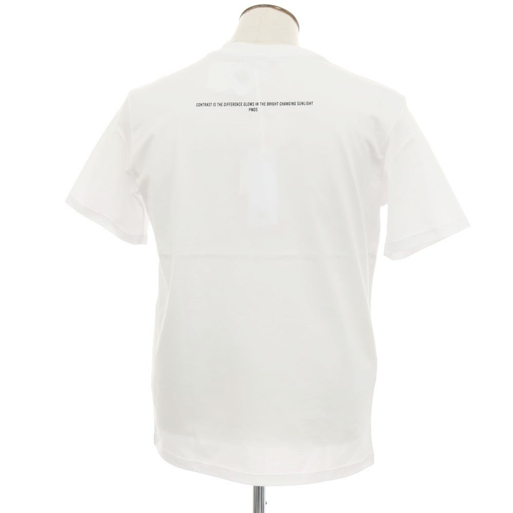【新品】ピーエムディーエス PMDS CIRCLE コットン クルーネック 半袖Ｔシャツ ホワイト【サイズL】【 状態ランクN 】【 メンズ 】