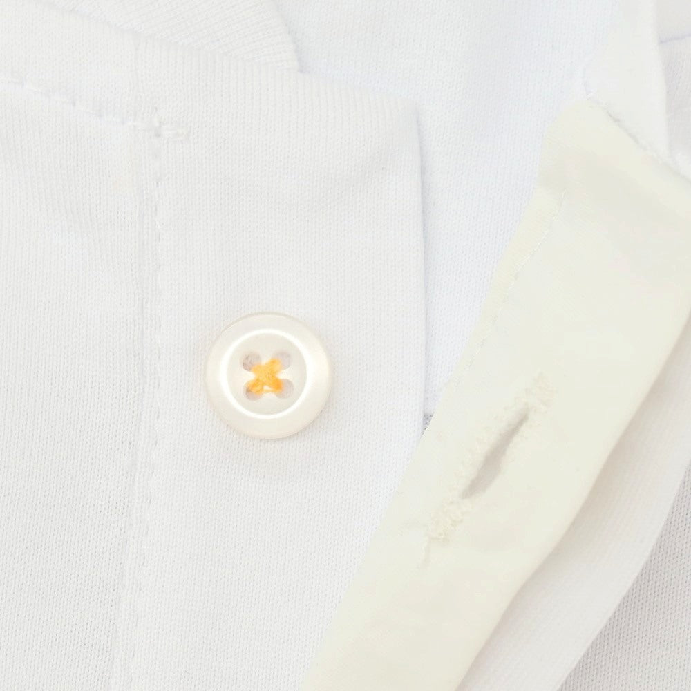 【新品】ピーエムディーエス PMDS コットン 比翼仕立て ヘンリーネック ポケット 半袖Ｔシャツ ホワイト【サイズL】【 状態ランクN 】【 メンズ 】