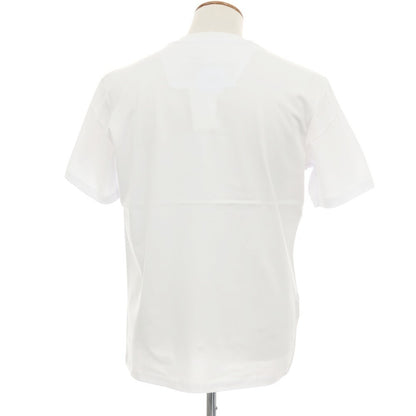 【SALE10%OFF/返品不可】【新品】ピーエムディーエス PMDS コットン クルーネック 半袖Ｔシャツ ホワイトxブルー【 サイズM 】【 状態ランクN 】【 メンズ 】 [APD]