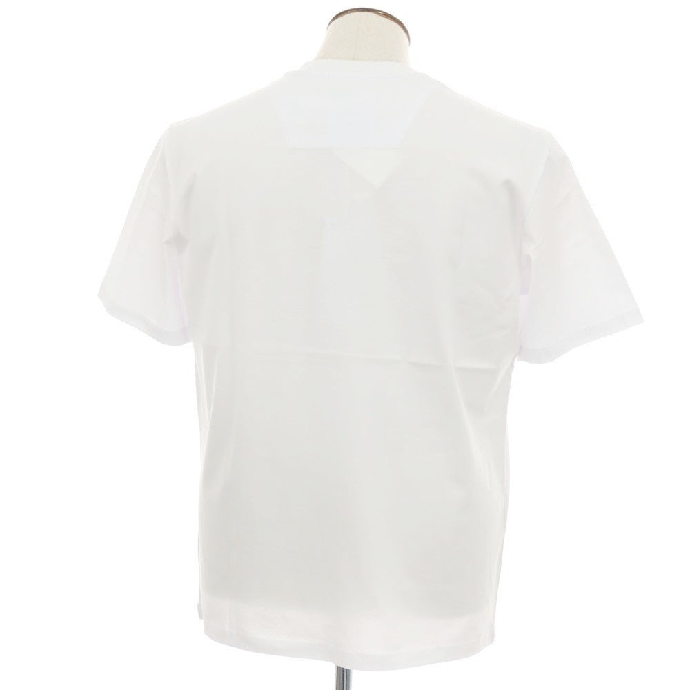 【新品】ピーエムディーエス PMDS コットン クルーネック 半袖Ｔシャツ ホワイトxブルー【サイズL】【 状態ランクN 】【 メンズ 】