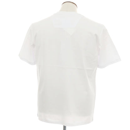 【新品】ピーエムディーエス PMDS コットン クルーネック 半袖Ｔシャツ ホワイトxブルー【 L 】【 状態ランクN 】【 メンズ 】[APD]