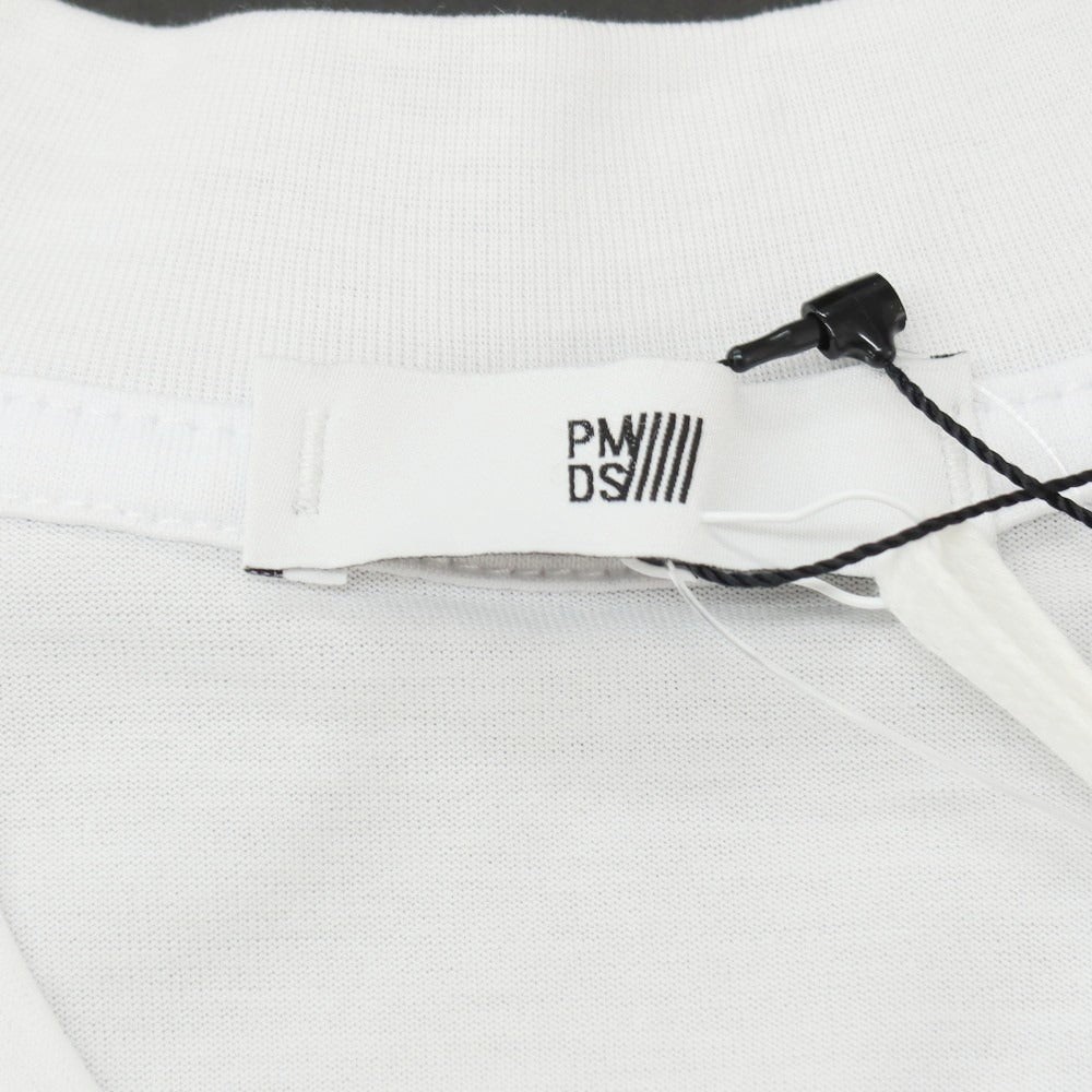 【新品】ピーエムディーエス PMDS DAN コットン リフレクタープリント クルーネック ポケット 半袖Ｔシャツ ホワイト【サイズXXL】【 状態ランクN 】【 メンズ 】