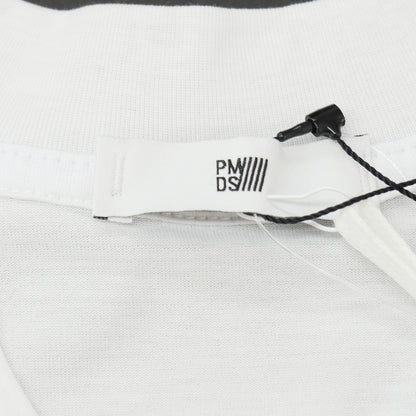【新品】ピーエムディーエス PMDS DAN コットン リフレクタープリント クルーネック ポケット 半袖Ｔシャツ ホワイト【サイズXXL】【 状態ランクN 】【 メンズ 】