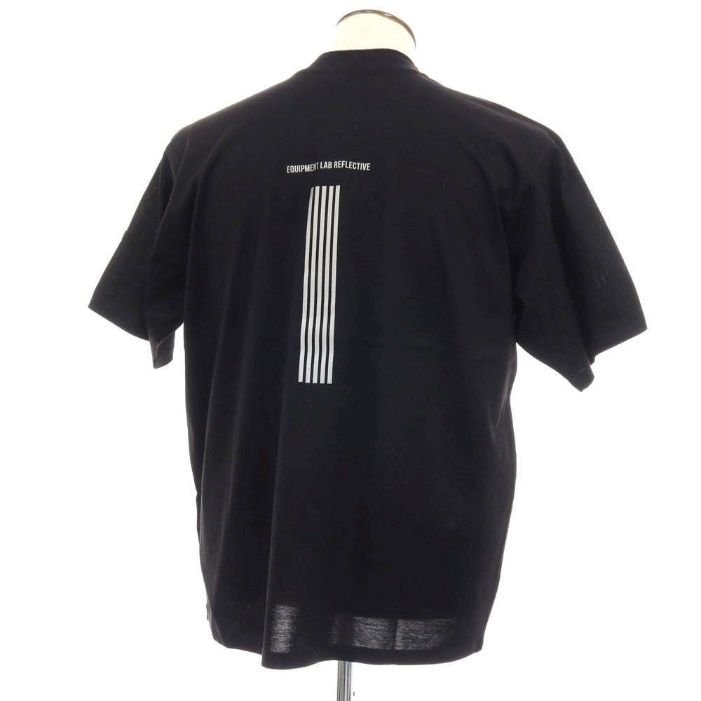【新品】ピーエムディーエス PMDS DAN コットン リフレクタープリント クルーネック ポケット 半袖Ｔシャツ ブラック【 XXL 】【 状態ランクN 】【 メンズ 】[APD]