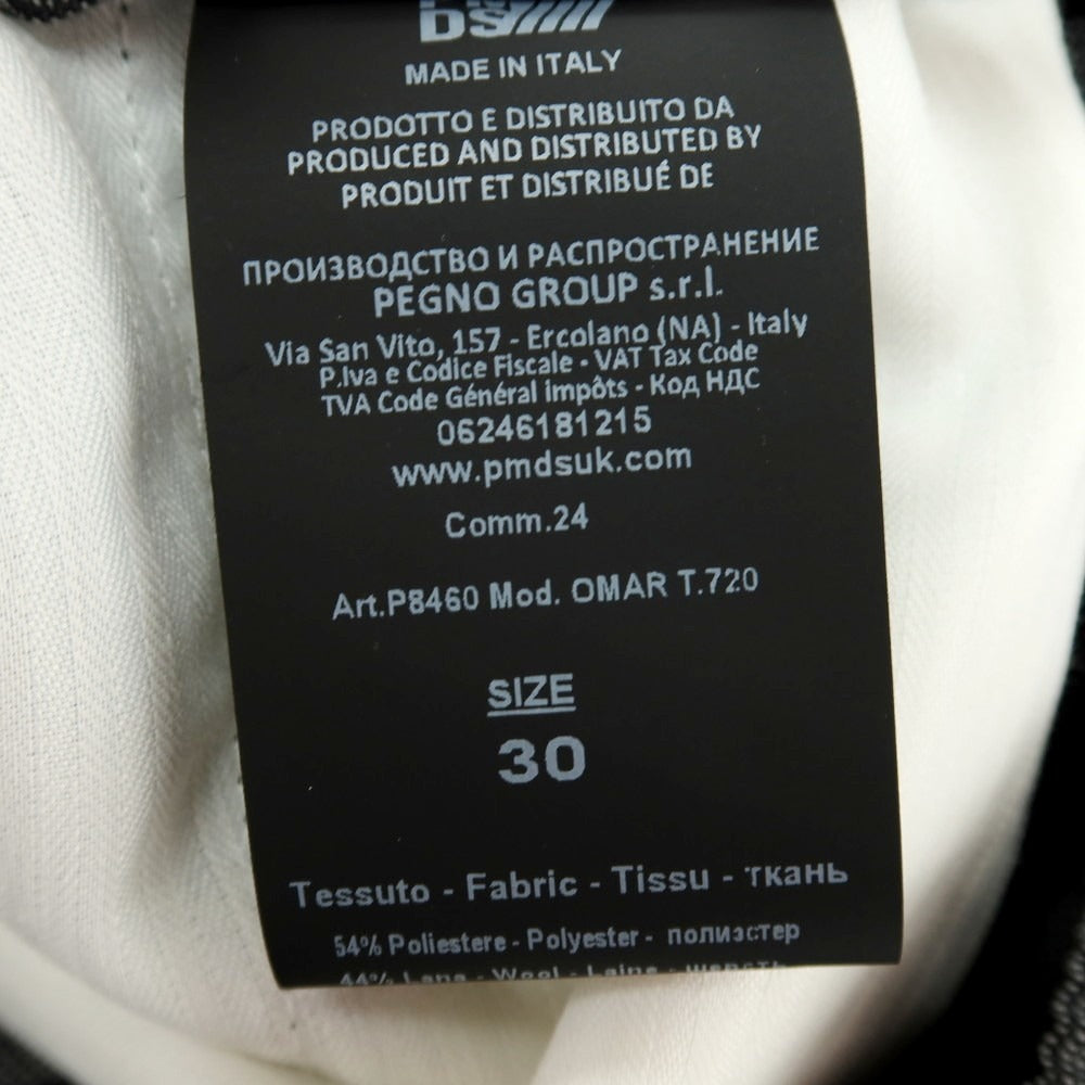 【新品】ピーエムディーエス PMDS OMAR ストレッチ ポリエステルウール イージーパンツ グレー【サイズ30】【 状態ランクN 】【 メンズ 】