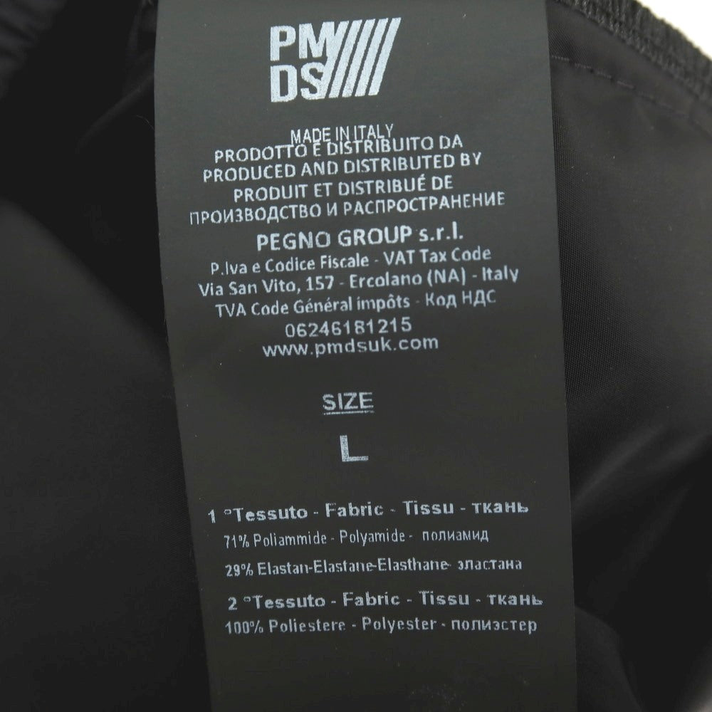 【新品】ピーエムディーエス PMDS GAUBERT ハイパーストレッチ ナイロン 切り替え ジョガーパンツ ブラック【 L 】【 状態ランクN 】【 メンズ 】[APD]
