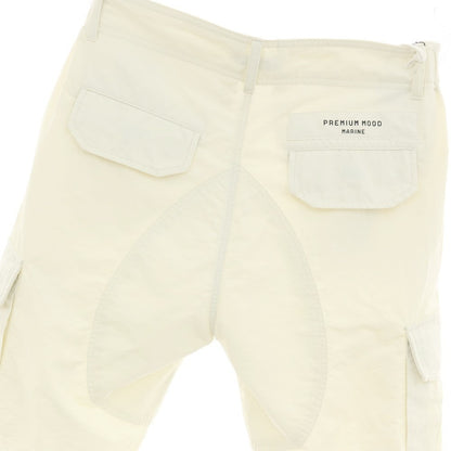 【新品】ピーエムディーエス PMDS SCOTT PREMIUM MOOD MARINE ナイロン カーゴショートパンツ オフホワイト【サイズ29】【 状態ランクN 】【 メンズ 】