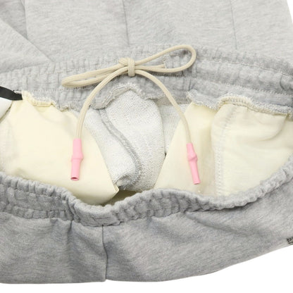 【新品】ピーエムディーエス PMDS EDITH コットン 切り替え スウェット ショートパンツ グレー【サイズL】【 状態ランクN 】【 メンズ 】