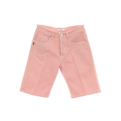 【新品】ピーエムディーエス PMDS TOMMY ダメージ加工 ストレッチ コットン カラーデニム ショートパンツ ピンク【サイズ30】【 状態ランクN 】【 メンズ 】