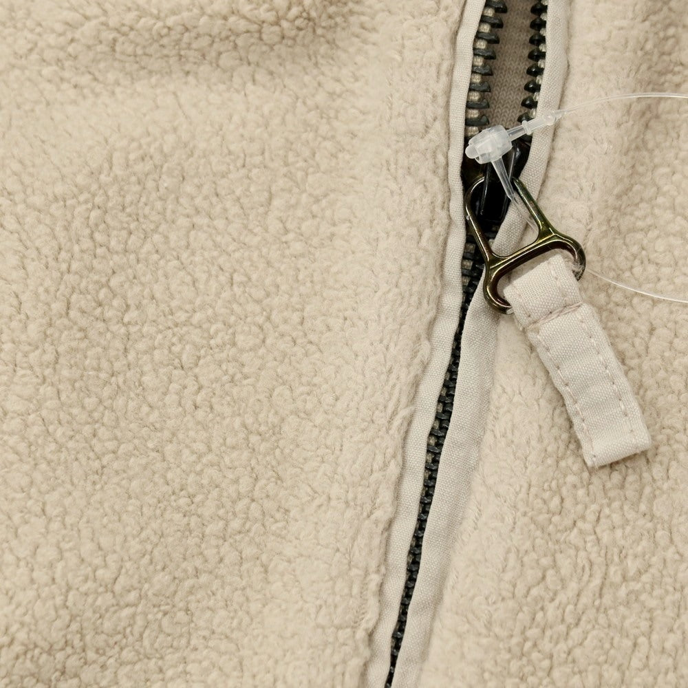 【新品】ア トリップ イン ア バッグ 04651/A TRIP IN A BAG コットン スタンドカラー ジップアップ フリースジャケット ベージュ【サイズS】【 状態ランクN 】【 メンズ 】