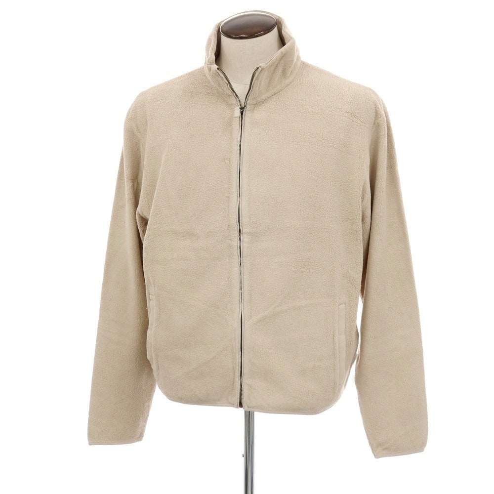 【新品】ア トリップ イン ア バッグ 04651/A TRIP IN A BAG コットン スタンドカラー ジップアップ フリースジャケット ベージュ【サイズL】【 状態ランクN 】【 メンズ 】