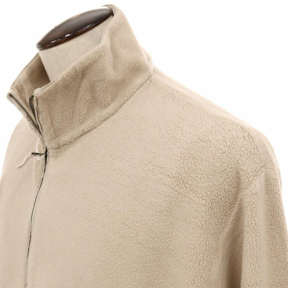 【新品】ア トリップ イン ア バッグ 04651/A TRIP IN A BAG コットン スタンドカラー ジップアップ フリースジャケット ベージュ【サイズL】【 状態ランクN 】【 メンズ 】