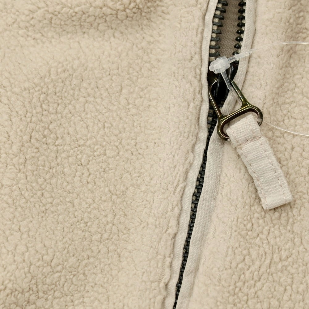 【新品】ア トリップ イン ア バッグ 04651/A TRIP IN A BAG コットン スタンドカラー ジップアップ フリースジャケット ベージュ【サイズL】【 状態ランクN 】【 メンズ 】