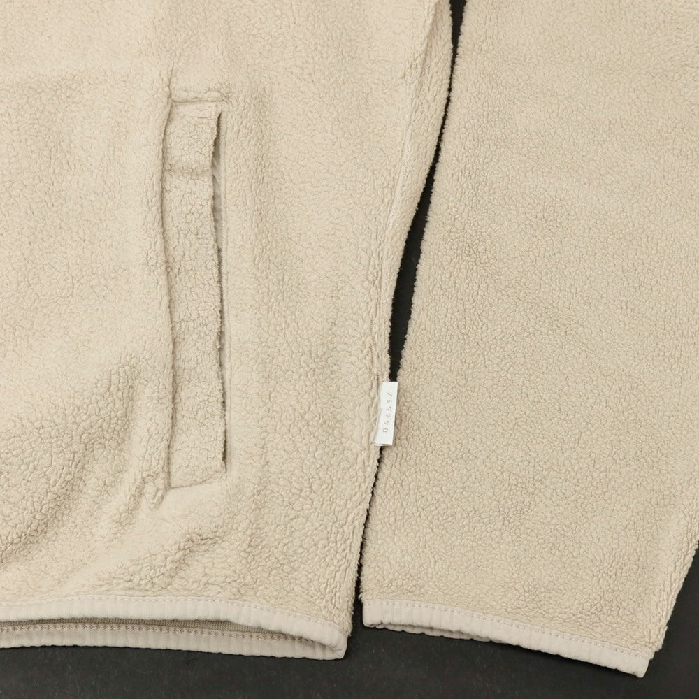 【新品】ア トリップ イン ア バッグ 04651/A TRIP IN A BAG コットン スタンドカラー ジップアップ フリースジャケット ベージュ【サイズL】【 状態ランクN 】【 メンズ 】