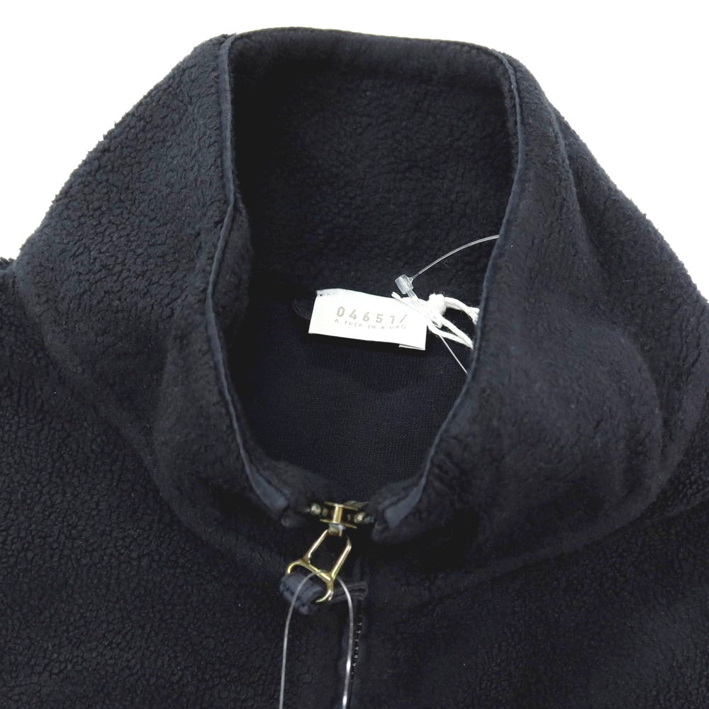 【新品】ア トリップ イン ア バッグ 04651/A TRIP IN A BAG コットン スタンドカラー ジップアップ フリースジャケット ネイビー【サイズL】【 状態ランクN 】【 メンズ 】