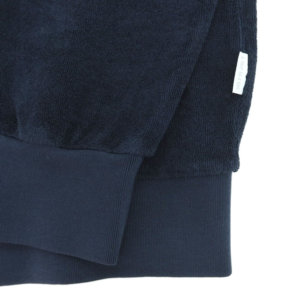 【新品】ア トリップ イン ア バッグ 04651/A TRIP IN A BAG コットン パイル ジップアップ パーカー ネイビー【サイズXXL】【 状態ランクN 】【 メンズ 】