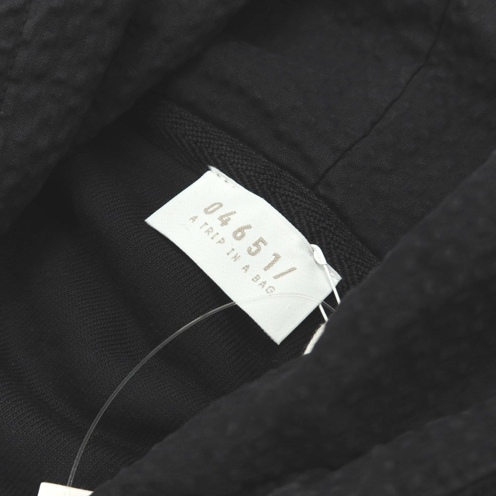 【新品】ア トリップ イン ア バッグ 04651/A TRIP IN A BAG コットン パイル ジップアップ パーカー ブラック【サイズXXL】【 状態ランクN 】【 メンズ 】