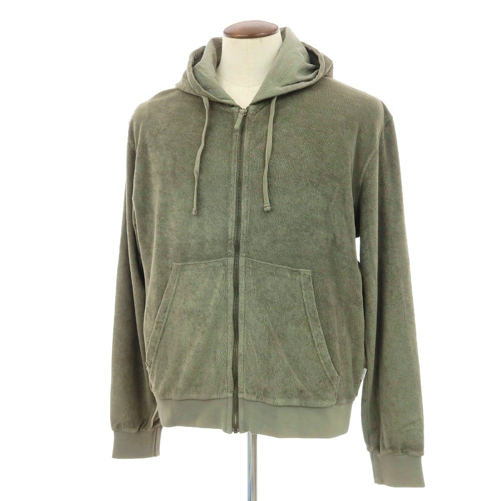 【新品】ア トリップ イン ア バッグ 04651/A TRIP IN A BAG コットン パイル ジップアップ パーカー ジャングルグリーン【サイズL】【 状態ランクN 】【 メンズ 】