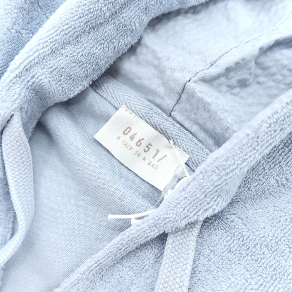 【新品】ア トリップ イン ア バッグ 04651/A TRIP IN A BAG コットン パイル ジップアップ パーカー スカイブルー【サイズXXL】【 状態ランクN 】【 メンズ 】
