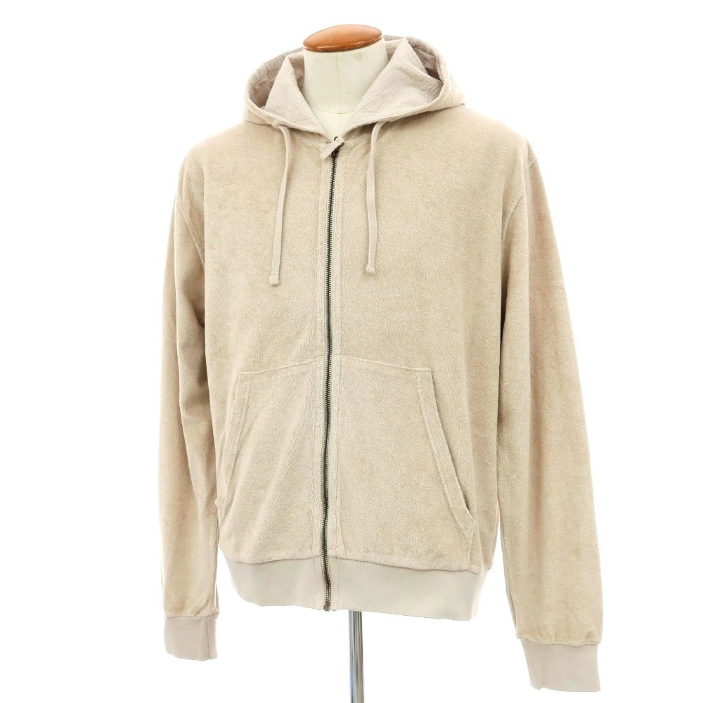 【新品】ア トリップ イン ア バッグ 04651/A TRIP IN A BAG コットン パイル ジップアップ パーカー ベージュ【サイズM】【 状態ランクN 】【 メンズ 】