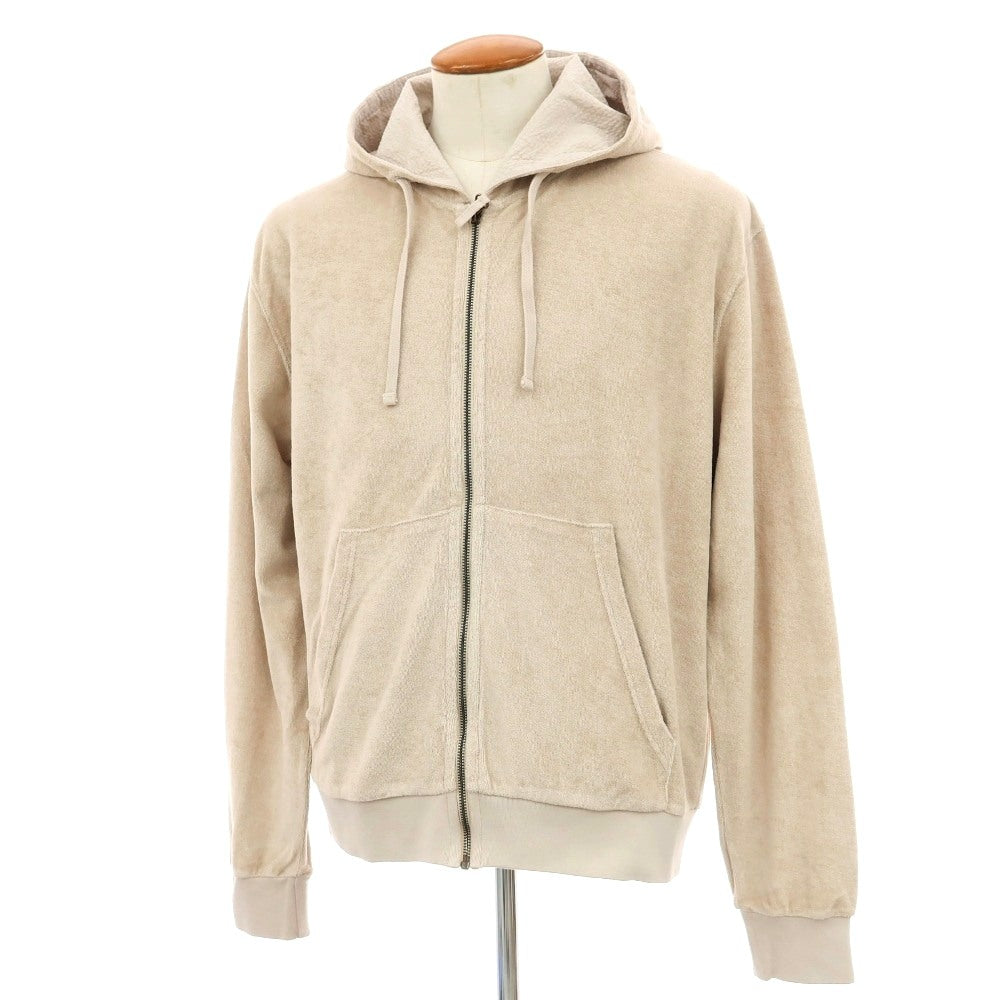 【新品】ア トリップ イン ア バッグ 04651/A TRIP IN A BAG コットン パイル ジップアップ パーカー ベージュ【サイズM】【 状態ランクN 】【 メンズ 】
