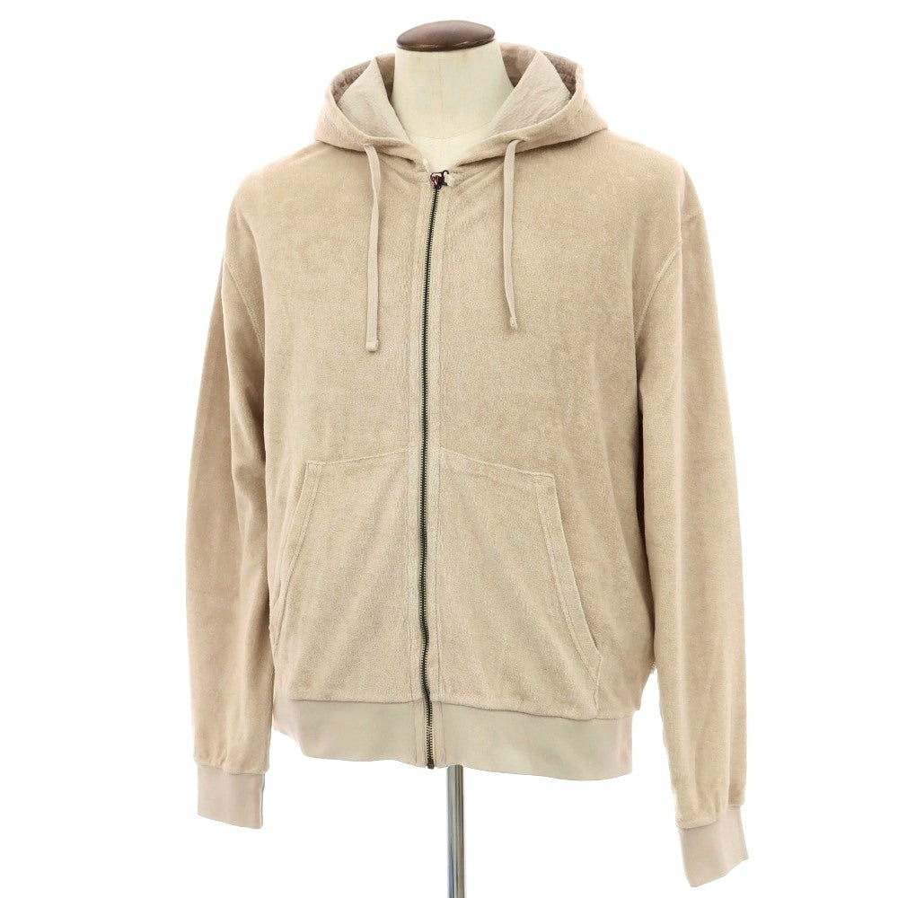【新品】ア トリップ イン ア バッグ 04651/A TRIP IN A BAG コットン パイル ジップアップ パーカー ベージュ【サイズL】【 状態ランクN 】【 メンズ 】