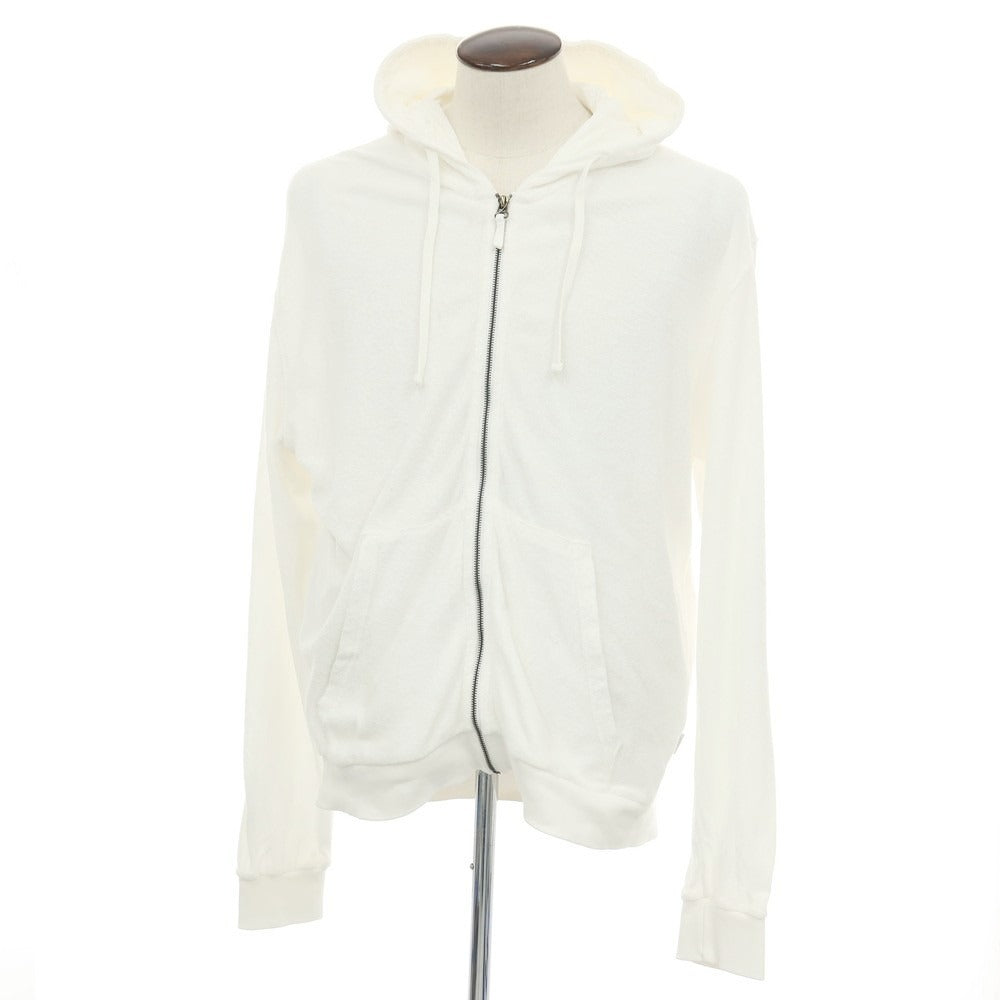 【中古】ア トリップ イン ア バッグ 04651/A TRIP IN A BAG コットン パイル ジップアップ パーカー アイボリー【サイズXL】【 状態ランクB 】【 メンズ 】