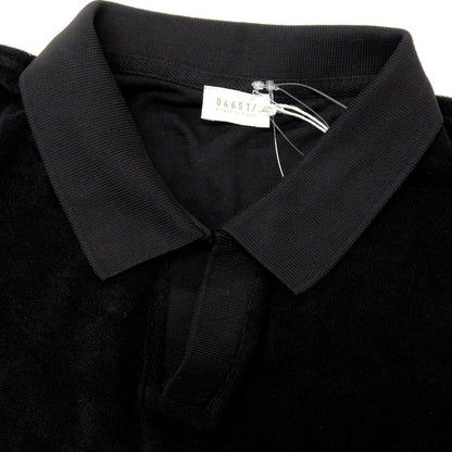 【新品】ア トリップ イン ア バッグ 04651/A TRIP IN A BAG コットン パイル スキッパー 半袖ポロシャツ ブラック【サイズM】【 状態ランクN 】【 メンズ 】