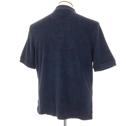 【新品】ア トリップ イン ア バッグ 04651/A TRIP IN A BAG コットン パイル スキッパー 半袖ポロシャツ ネイビー【サイズL】【 状態ランクN 】【 メンズ 】