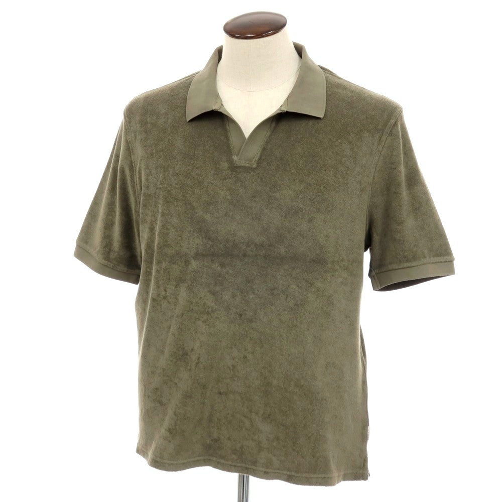 【新品】ア トリップ イン ア バッグ 04651/A TRIP IN A BAG コットン パイル スキッパー 半袖ポロシャツ ジャングルグリーン【サイズXL】【 状態ランクN 】【 メンズ 】