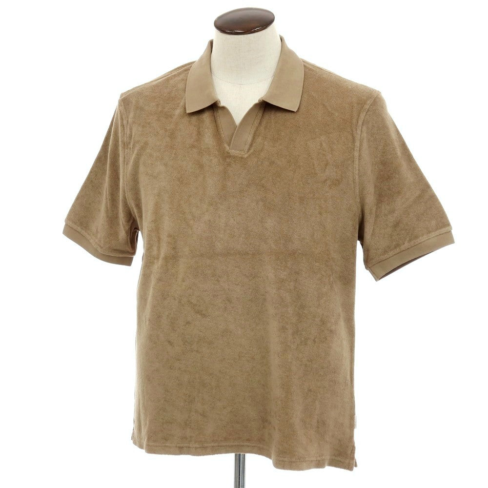 【新品】ア トリップ イン ア バッグ 04651/A TRIP IN A BAG コットン パイル スキッパー 半袖ポロシャツ トープ【サイズL】【 状態ランクN 】【 メンズ 】