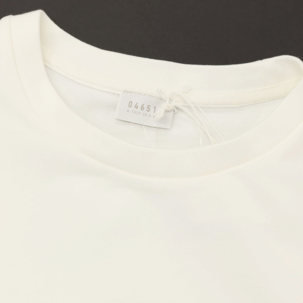 【新品】ア トリップ イン ア バッグ 04651/A TRIP IN A BAG ストレッチ コットン クルーネック 半袖Ｔシャツ アイボリー【サイズL】【 状態ランクN 】【 メンズ 】