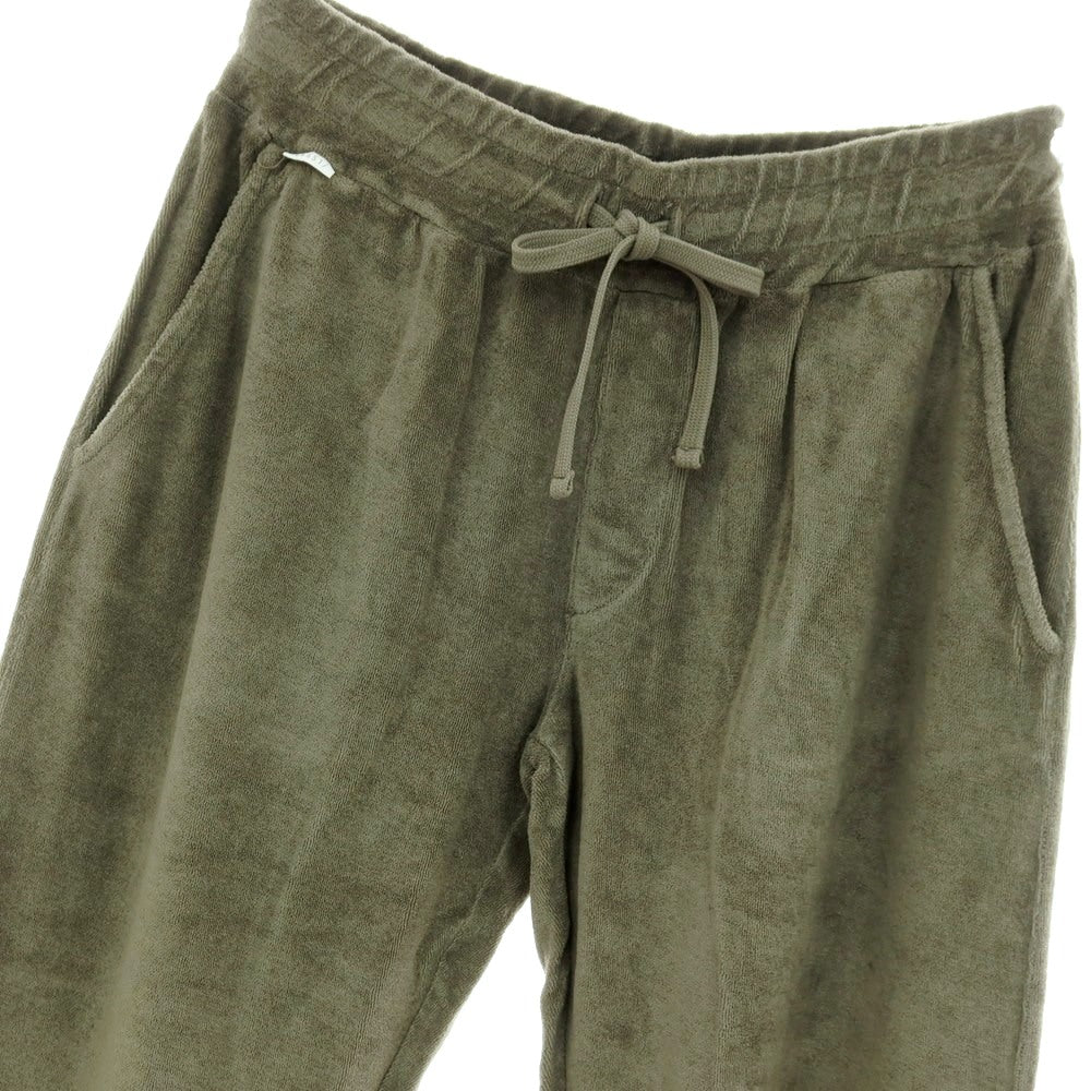 【新品】ア トリップ イン ア バッグ 04651/A TRIP IN A BAG コットン パイル ジョガーパンツ イージーパンツ ジャングルグリーン【サイズS】【 状態ランクN 】【 メンズ 】