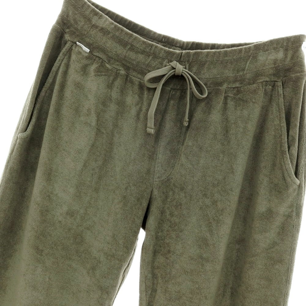 【新品】ア トリップ イン ア バッグ 04651/A TRIP IN A BAG コットン パイル ジョガーパンツ イージーパンツ ジャングルグリーン【サイズM】【 状態ランクN 】【 メンズ 】