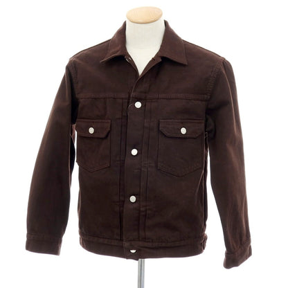 【中古】モモタロウ ジーンズ MOMOTARO JEANS カラー デニムジャケット ジージャン ブラウン【サイズS】【 状態ランクB 】【 メンズ 】