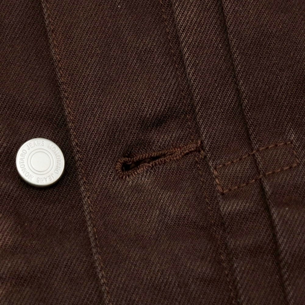 【中古】モモタロウ ジーンズ MOMOTARO JEANS カラー デニムジャケット ジージャン ブラウン【サイズS】【 状態ランクB 】【 メンズ 】