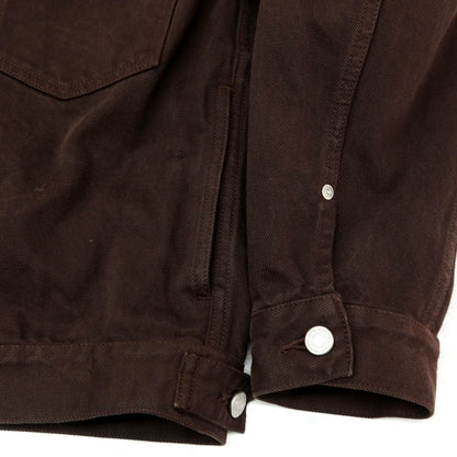 【中古】モモタロウ ジーンズ MOMOTARO JEANS カラー デニムジャケット ジージャン ブラウン【サイズS】【 状態ランクB 】【 メンズ 】