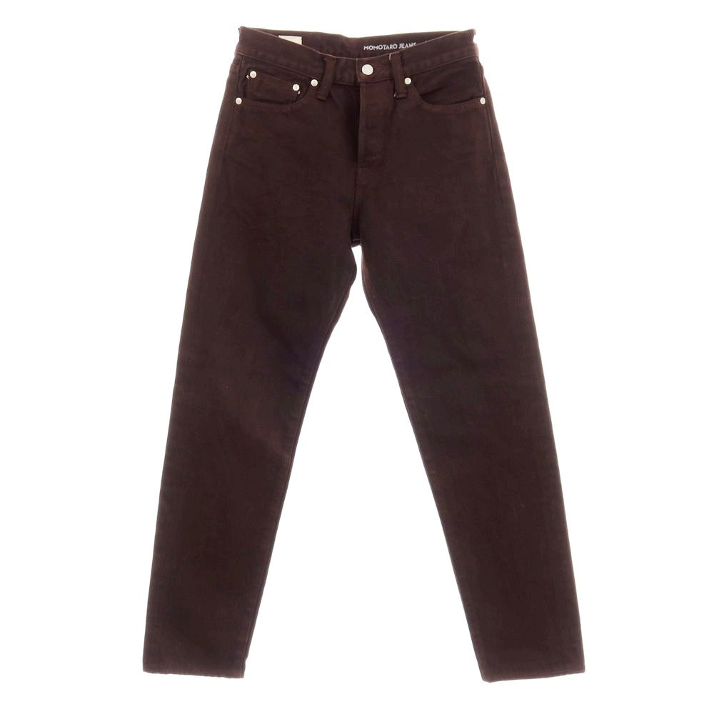 【中古】モモタロウ ジーンズ MOMOTARO JEANS セルビッチ カラーデニムパンツ ブラウン【サイズ30】【 状態ランクB 】【 メンズ 】